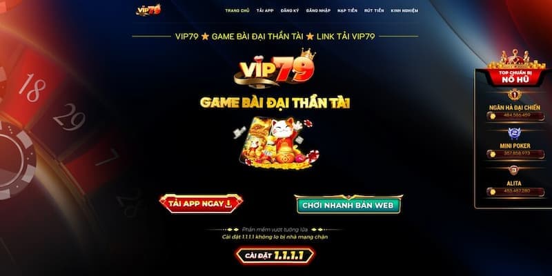 Vip79: Game bài đổi thưởng đại thần tài lì xì mỗi ngày