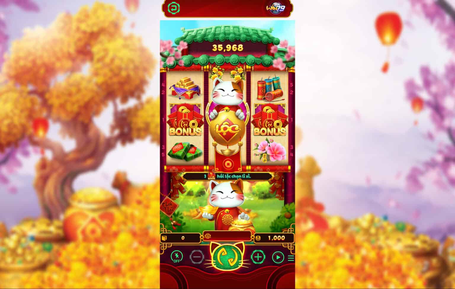 Nổ Hũ Khang Khang Nghênh Xuân Win79 Đón Lộc Vàng 2 Làm quen lối chơi quay hũ Khang khang nghênh xuân Win79 - gamewin79.net